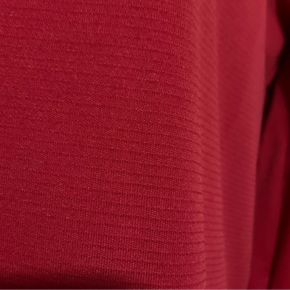 Adidas Red Long Sleeve Tee shirt large Aeroready pregame - Picture 5 of 9